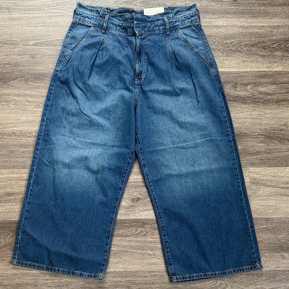 a.n.a Relaxed Fit Dark Blue Jeans